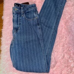 hollister striped jeans